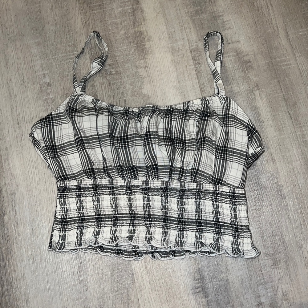 hollister cropped tank top